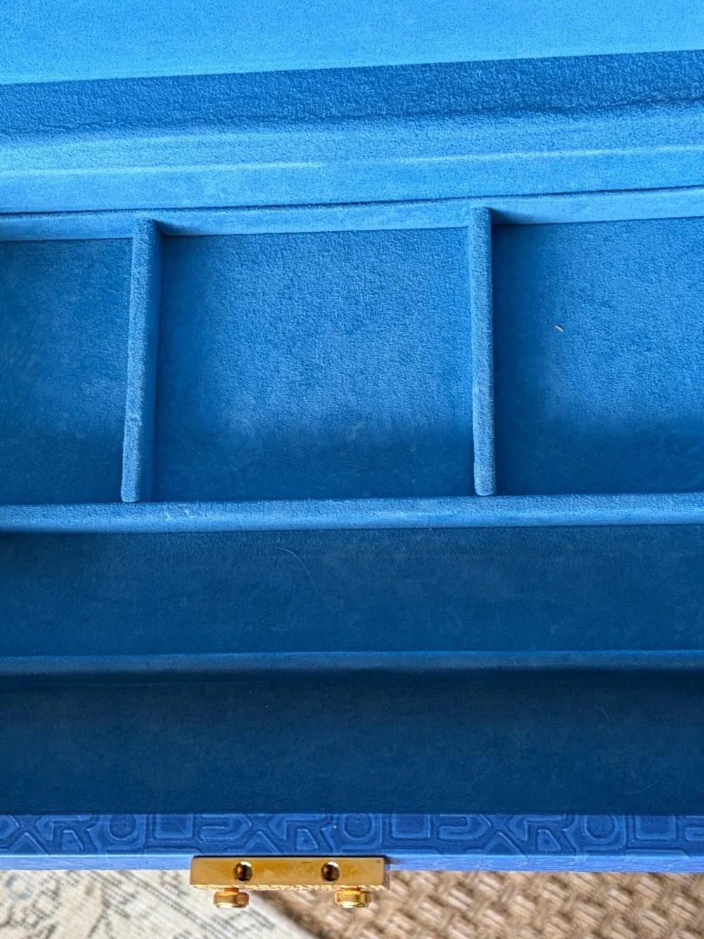 Vintage Montres Rolex S.A. Geneve Suisse Blue Jewelry/Watch Box 51.00.01